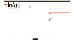 Desktop Screenshot of inartmanagement.com